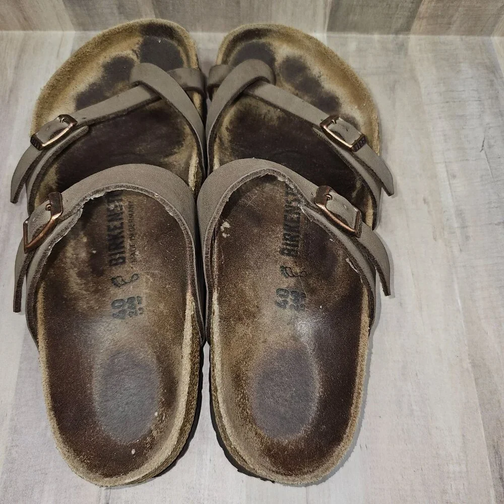 Birkenstock Woman's Size 40 Mayari Sandals Two Adjustable Straps *READ* - Picture 12 of 13